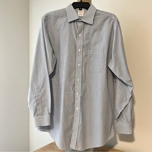 Brooks Brothers Blue Pinstripe Dress Shirt